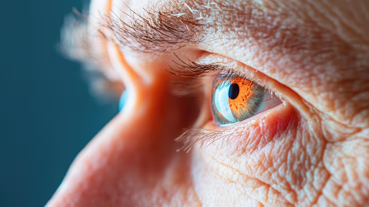 Understanding Diabetic Retinopathy: Your Guide to Preserving Vision closeup senior caucasian mans eye with detailed iris wrinkles 653240 53323
